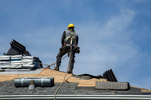 Professional Flat Roof Repair technician working in Anchorage, AK